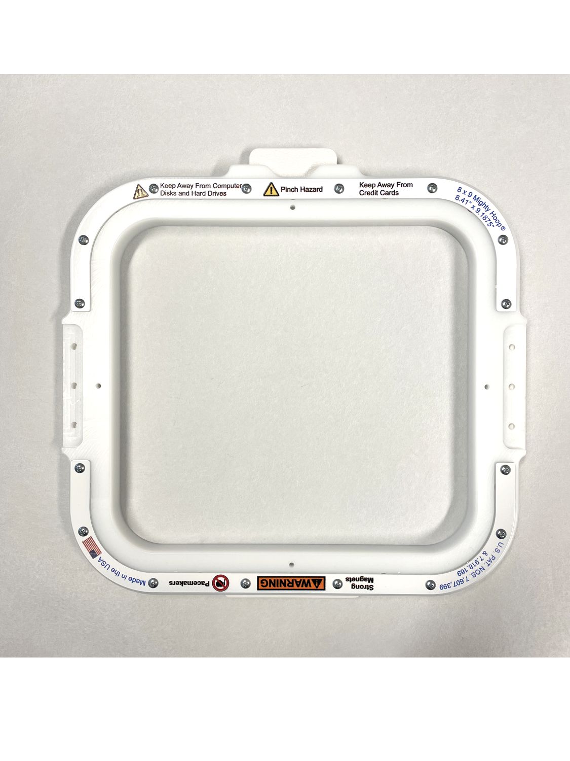 Magnetrahmen (Mighty Hoop) 8" x 9" inkl. Anschlussarme Magnetrahmen (Mighty Hoop) 8" x 9" inkl. Anschlussarme