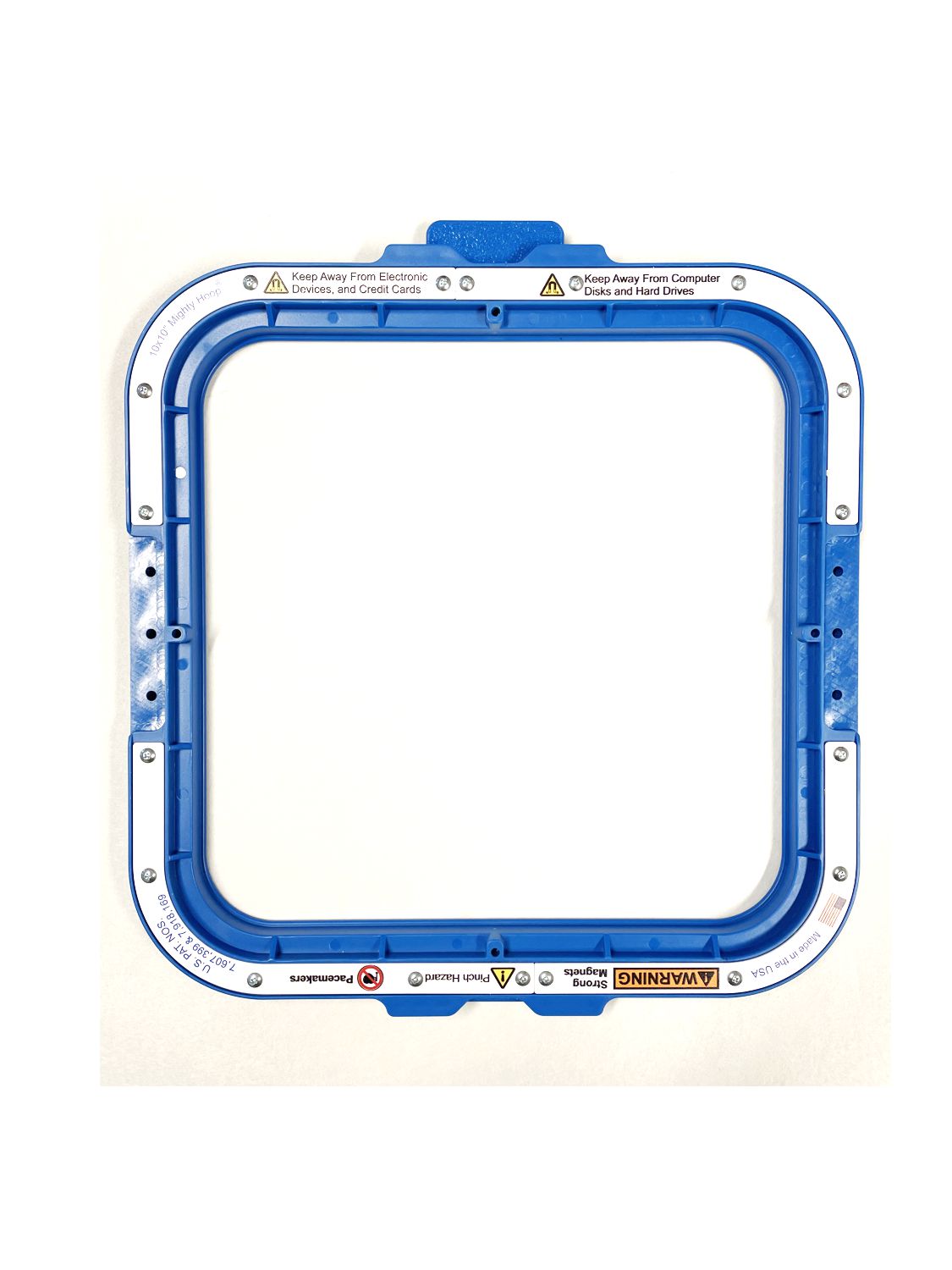 Magnetrahmen (Mighty Hoop) 10" x 10" Inkl. Anschlussarme Melco 475