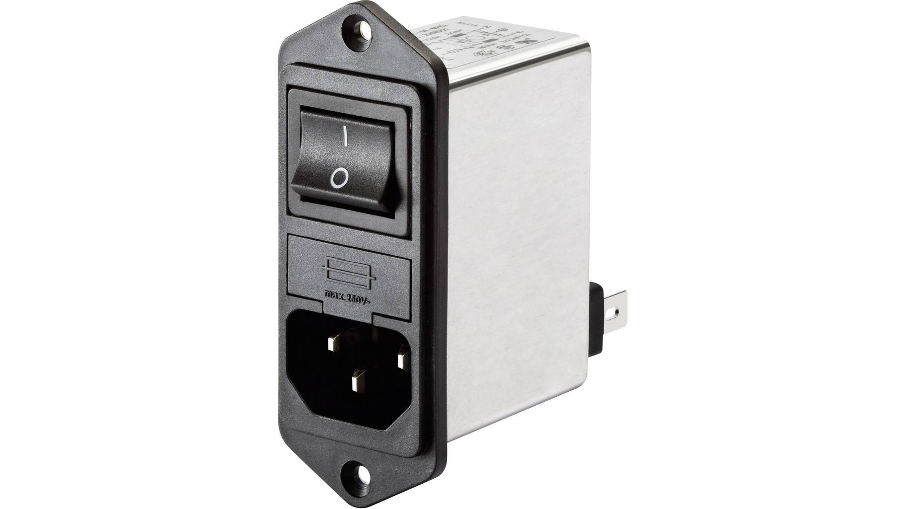 FILTER, LINE, 6A, IEC INPUT, W /DPDT SWITCH