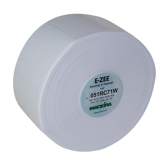 Reißvlies, Rolle für Caps 100m x 10cm 76 g.