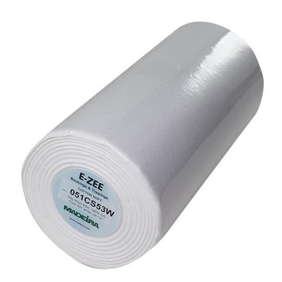 MADEIRA Cotton Soft weiß 30cm x 50m