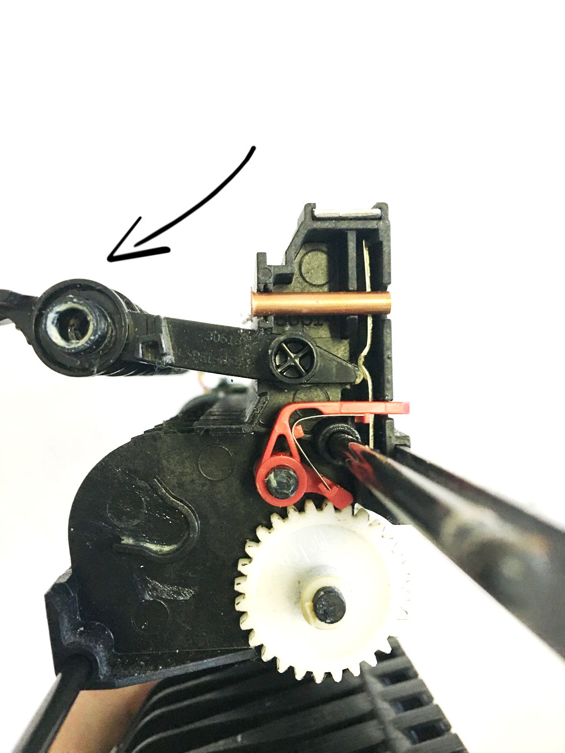 ARM, THREAD FEEDER ARM, THREAD FEEDER