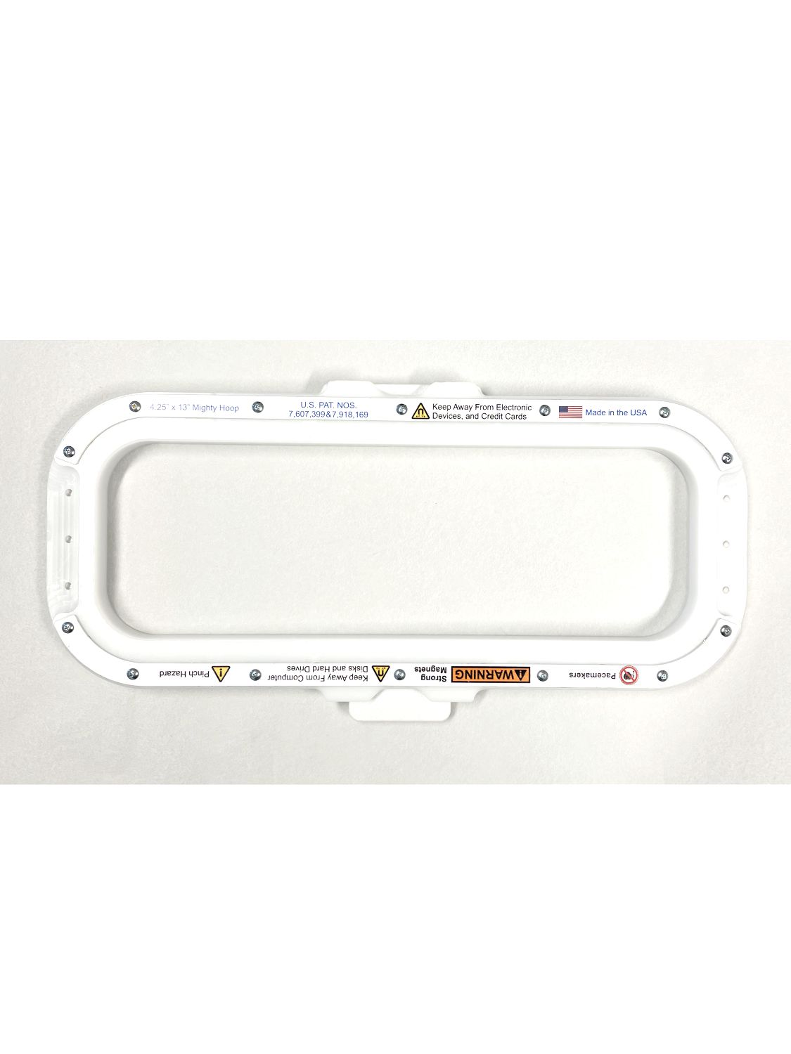 Magnetrahmen (Mighty Hoop) 13" x 4.25" inkl. Anschlussarme Melco 475