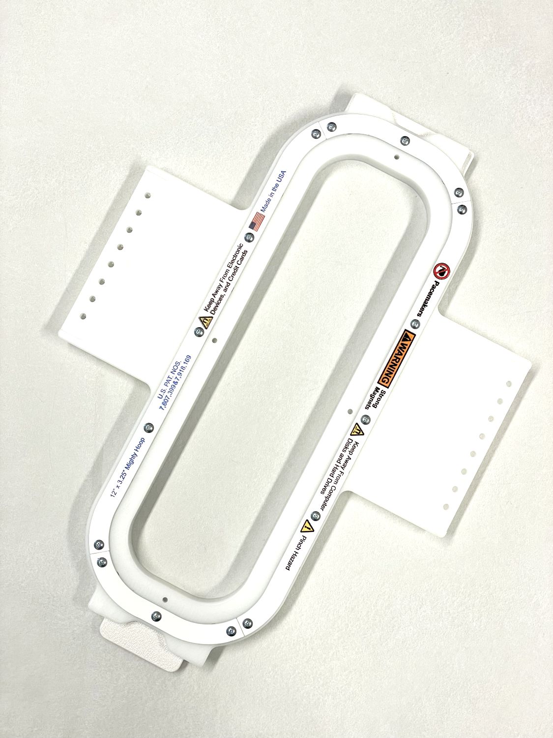 Magnetrahmen (Mighty Hoop) 3.25"x12" inkl. Anschlussarme Melco 475