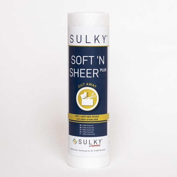 SULKY Soft´n Sheer Plus 50 cm x 5 m weiß